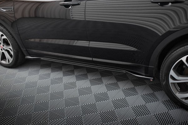 MAXTON DESIGN - Lišty pod bočné prahy JAGUAR E-PACE R-DYNAMIC MK1, Čierny lesk – Obrázok 4