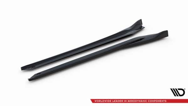 MAXTON DESIGN -Lišty pod bočné prahy, PORSCHE 911 TURBO 997 , Čierny lesk – Obrázok 5
