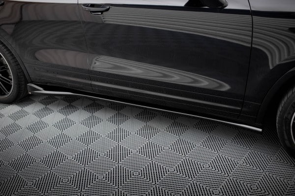 MAXTON DESIGN - Lišty pod bočné prahy, PORSCHE CAYENNE MK2 FACELIFT, Čierny lesk – Obrázok 4