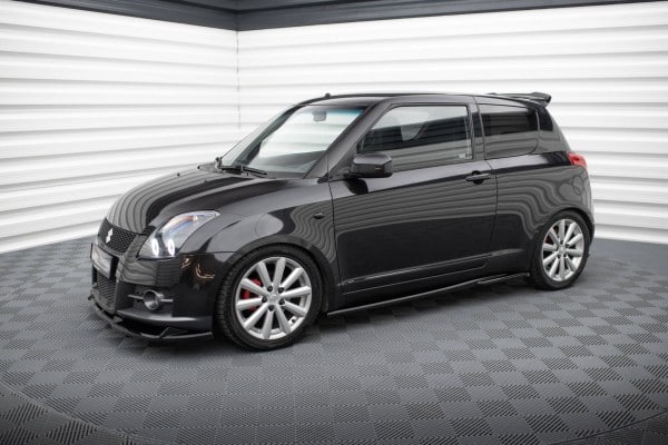 MAXTON DESIGN - Lišty pod bočné prahy, SUZUKI SWIFT SPORT MK4, Čierny lesk – Obrázok 2