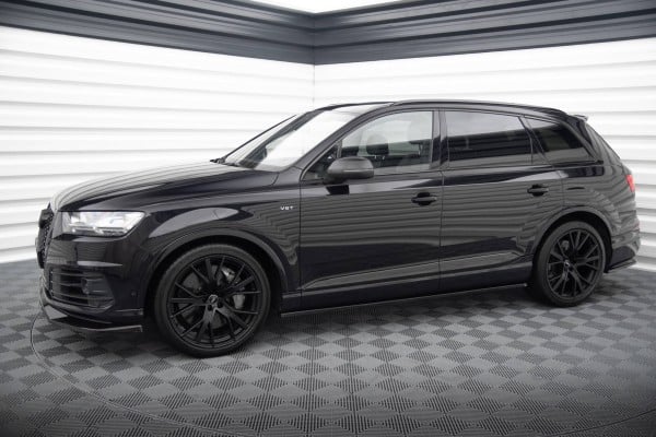 MAXTON DESIGN - Lišty pod bočné prahy , AUDI SQ7 / Q7 S-LINE MK2 ,Čierny lesk – Obrázok 3