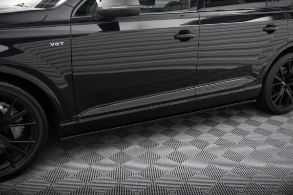 MAXTON DESIGN - Lišty pod bočné prahy , AUDI SQ7 / Q7 S-LINE MK2 ,Čierny lesk – Obrázok 4
