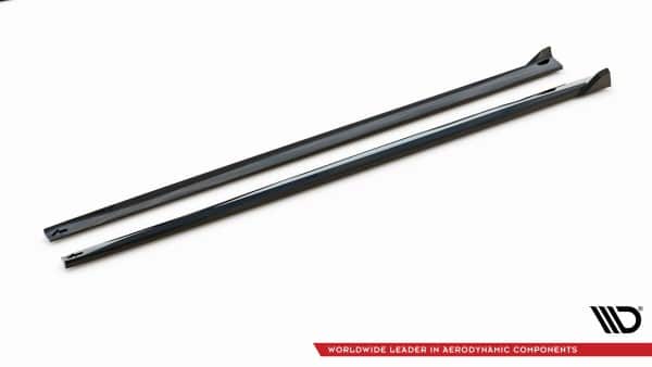 MAXTON DESIGN -Lišty pod prahy V.2, vhodné pre BMW 4 COUPE M-PACK F32 , Čierny lesk – Obrázok 4