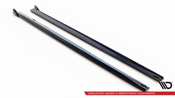 MAXTON DESIGN -Lišty pod prahy V.2, vhodné pre BMW 4 COUPE M-PACK F32 , Čierny lesk – Obrázok 5