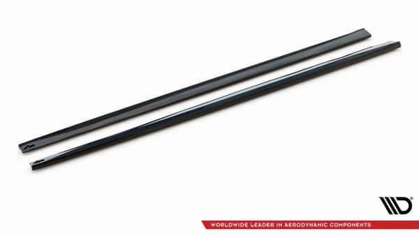 MAXTON DESIGN -Lišty pod prahy V.3, vhodné pre BMW 4 COUPE M-PACK F32 , Čierny lesk – Obrázok 4