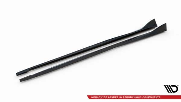 MAXTON DESIGN - Lišty pod bočné prahy, VOLVO S80 MK2, Čierny lesk – Obrázok 6