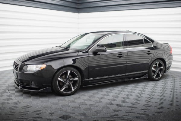 MAXTON DESIGN - Lišty pod bočné prahy, VOLVO S80 MK2, Čierny lesk – Obrázok 2