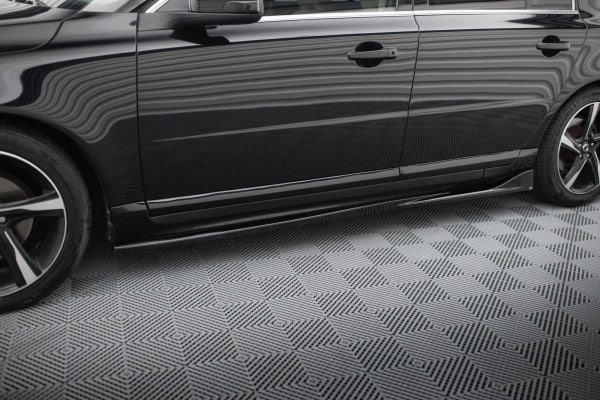 MAXTON DESIGN - Lišty pod bočné prahy, VOLVO S80 MK2, Čierny lesk – Obrázok 3