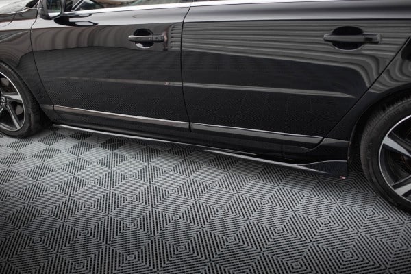 MAXTON DESIGN - Lišty pod bočné prahy, VOLVO S80 MK2, Čierny lesk – Obrázok 4