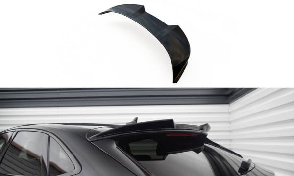 MAXTON DESIGN - Predlženie spoilera kufra 3D, AUDI Q3 SPORTBACK F3, Čierny lesk