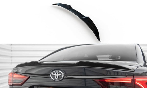 MAXTON DESIGN - Spoiler kufra 3D TOYOTA AVENSIS SEDAN MK3 FACELIFT, Čierny lesk