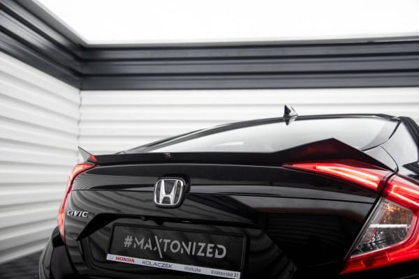 MAXTON DESIGN - Spoiler kufra HONDA CIVIC MK10 , Čierny lesk – Obrázok 2