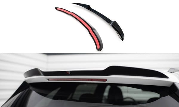 MAXTON DESIGN - Predlženie spoilera kufra, MERCEDES-BENZ C Combi AMG-LINE / 43 AMG S206, Čierny lesk