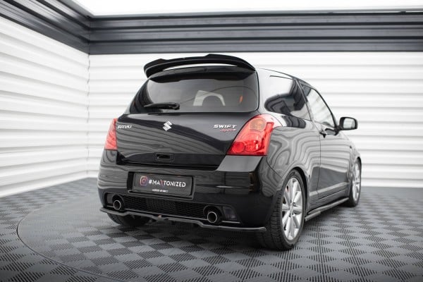 MAXTON DESIGN - Predlženie spoilera kufra, SUZUKI SWIFT SPORT MK4, Čierny lesk – Obrázok 3