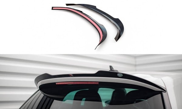 MAXTON DESIGN - Predlženie spoilera kufra V.2 , VOLKSWAGEN SCIROCCO R MK3 , Čierny lesk