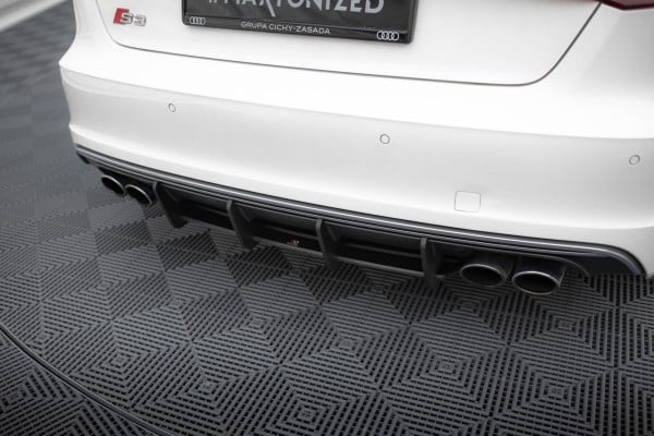 MAXTON DESIGN - Street-pro difúzor pre zadný nárazník, AUDI S3 SPORTBACK / HATCHBACK 8V, – Obrázok 3