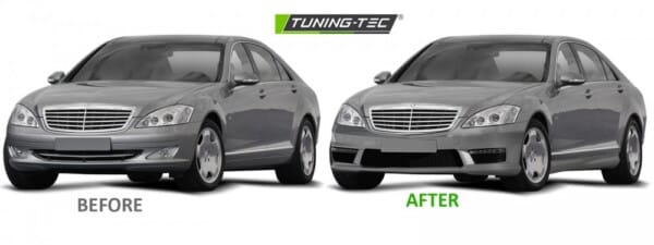 Predný nárazník SPORT pre MERCEDES W221 05-13 – Obrázok 2