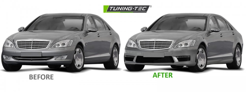 Predný nárazník SPORT pre MERCEDES W221 05-13 – Obrázok 2