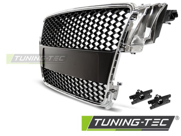 Športová maska Audi A5 07-11 -RS style Chrómová