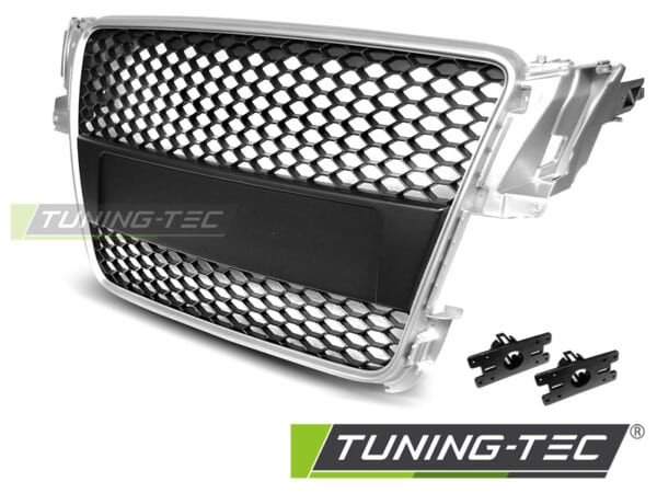 Športová maska Audi A5 07-11 -RS style Strieborná