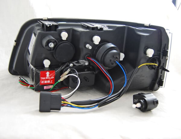 Predné svetlá TRUE DRL Chróm pre  VW T5 04.03-08.09 – Obrázok 2