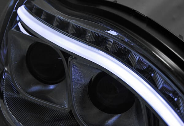 Predné svetlá TUBE LIGHT Chróm pre  MERCEDES W220 S-KLASA 09.98-05.05 – Obrázok 3