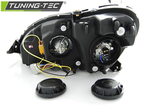 Predné svetlá TUBE LIGHT Chróm pre  MERCEDES W220 S-KLASA 09.98-05.05 – Obrázok 4