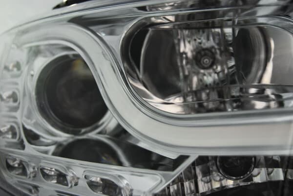 Predné svetlá TUBE LIGHT DRL Chróm pre  VW JETTA VI 1.11-18 – Obrázok 3