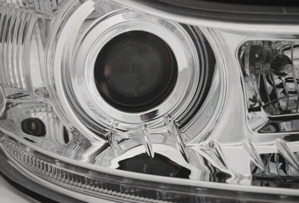Predné svetlá TRUE DRL Chróm pre  SKODA OCTAVIA 09-12 – Obrázok 2