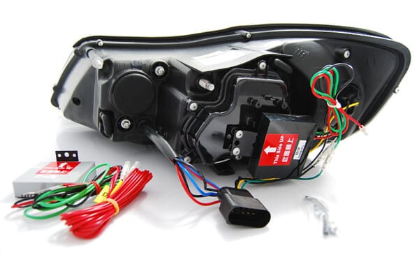 Predné svetlá TRUE DRL Chróm pre  SKODA OCTAVIA 09-12 – Obrázok 5