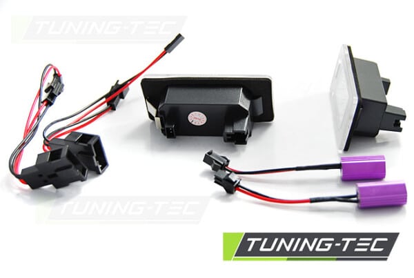 LED  osvetlenie ŠPZ    vhodné pre AUDI Q5 / A4 08-10 / A5 / TT / VW PASSAT B6 KOMBI – Obrázok 3