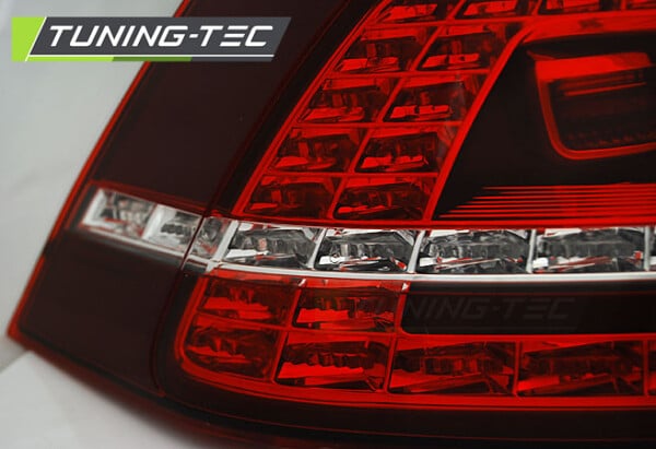 Zadné svetlá LED Červené Biele pre VW GOLF 7 13-17 – Obrázok 3