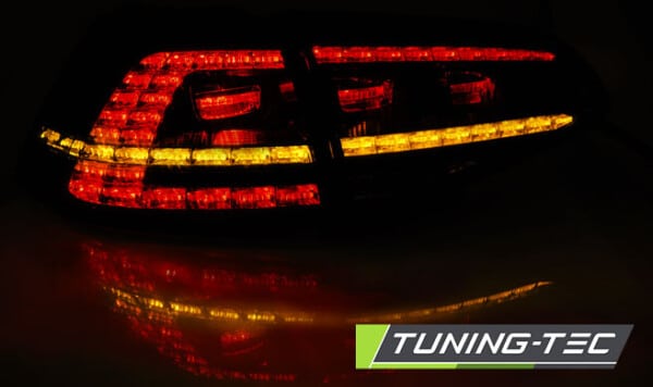 Zadné svetlá LED Červené Dymové pre VW GOLF 7 13- 17 – Obrázok 2