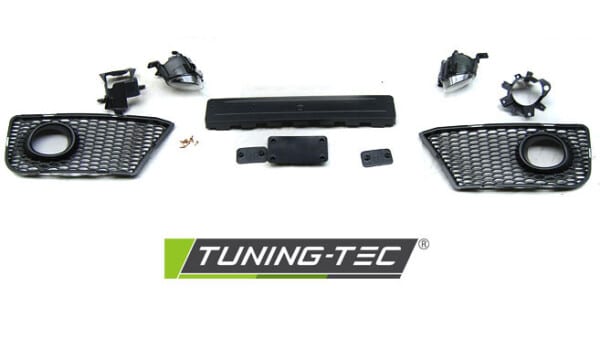 Predný nárazník SPORT CHROME BLACK pre AUDI A3 08-12 – Obrázok 3