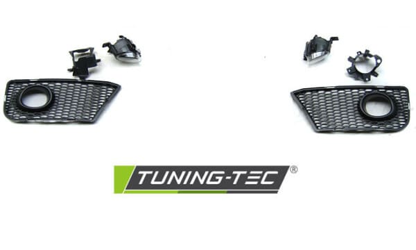 Predný nárazník SPORT CHROME BLACK pre  AUDI A3 08-12 – Obrázok 3