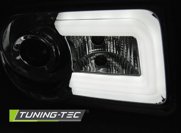 Predné svetlá CHRYSLER 300C 05-10 Chróm TUBE LIGHT – Obrázok 3