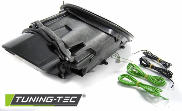 Xenonové predné svetlá TUBE LIGHT Čierne pre  PORSCHE 911 (997) 04-09 – Obrázok 3