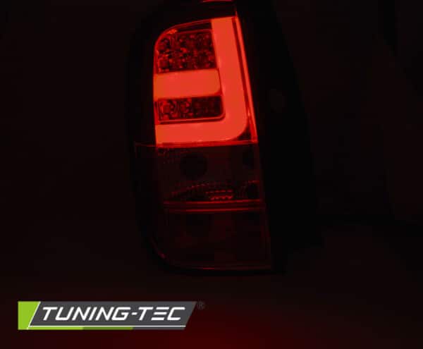 Zadné svetlá DACIA DUSTER 04.10- LED BAR chrómové – Obrázok 2