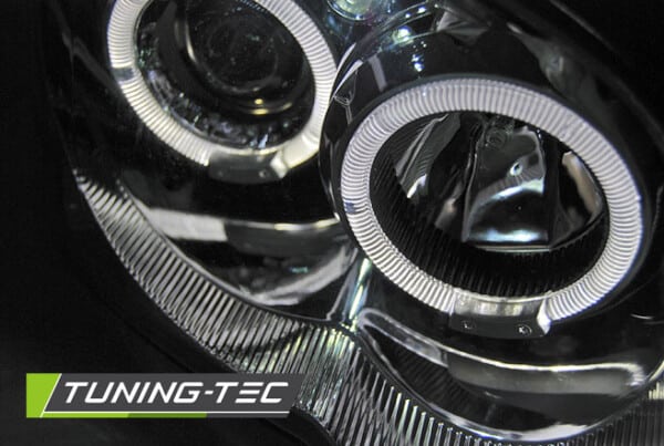 Predné svetlá SUBARU IMPREZA II GD 03-05 ANGEL EYES Chróm – Obrázok 2
