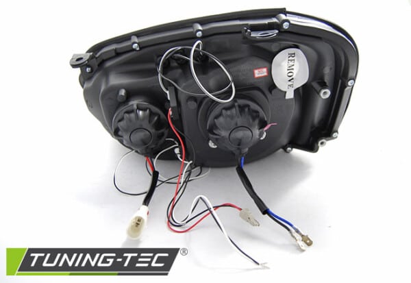 Predné svetlá SUBARU IMPREZA II GD 03-05 ANGEL EYES Chróm – Obrázok 4