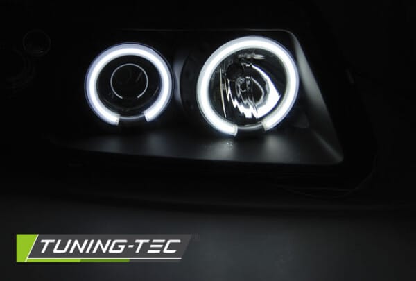 Predné svetlá ANGEL EYES CCFL Čierne pre  AUDI A3 8L 08.96-08.00 – Obrázok 2