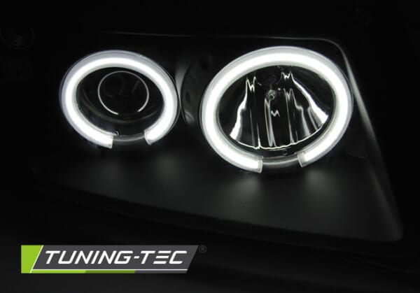 Predné svetlá ANGEL EYES CCFL Čierne pre  AUDI A3 8L 08.96-08.00 – Obrázok 3