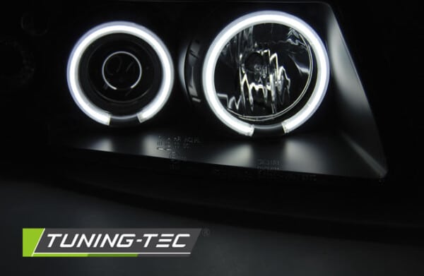 Predné svetlá ANGEL EYES CCFL Čierne pre  VW PASSAT B5 3B 96-08.00 – Obrázok 2