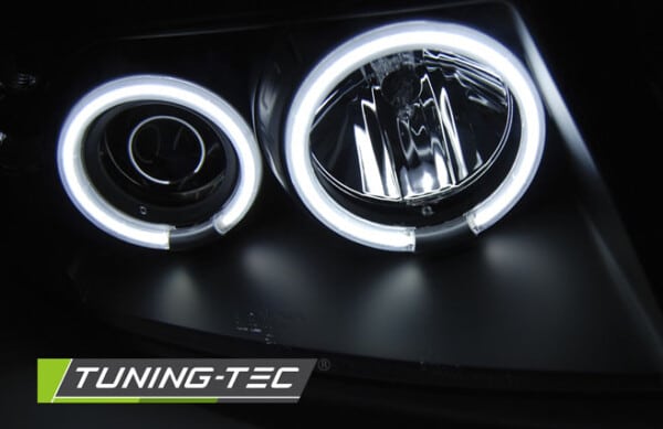 Predné svetlá ANGEL EYES CCFL Čierne pre  VW PASSAT B5 3B 96-08.00 – Obrázok 3