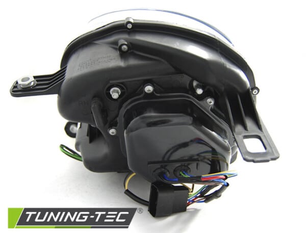 Predné svetlá TUBE LIGHT Čierne pre  BMW MINI (COOPER) R60 R61 COUNTRYMAN 10-14 – Obrázok 3