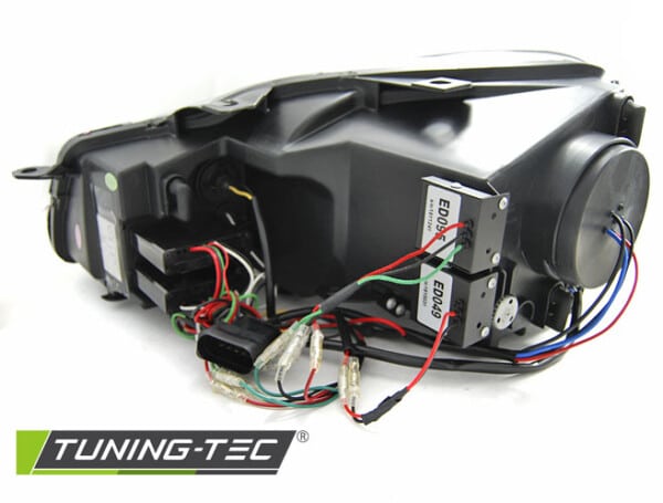 Predné svetlá U-LED LIGHT DRL Čierne Čierne LINE pre  VW GOLF 6 08-12 – Obrázok 3