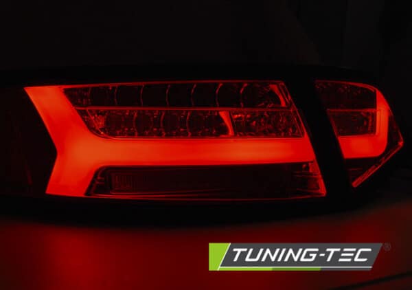 Zadné svetlá LED BAR Chrómové SEQ pre AUDI A6 08-11 SEDAN – Obrázok 3