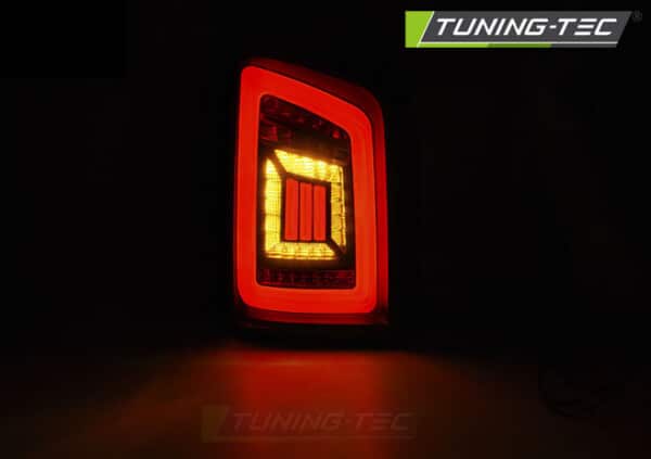 Zadné svetlá LED BAR Dymové BLACK WHITE pre VW T5 04.03-09 / 10-15 TRANSPORTER – Obrázok 2