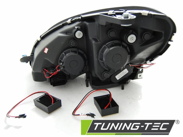 Predné svetlá TUBE LIGHT Chróm pre  MERCEDES W204 07-10 – Obrázok 4