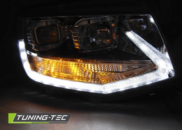 Predné svetlá TRUE DRL Chróm pre  VW T6 15-19 – Obrázok 5
